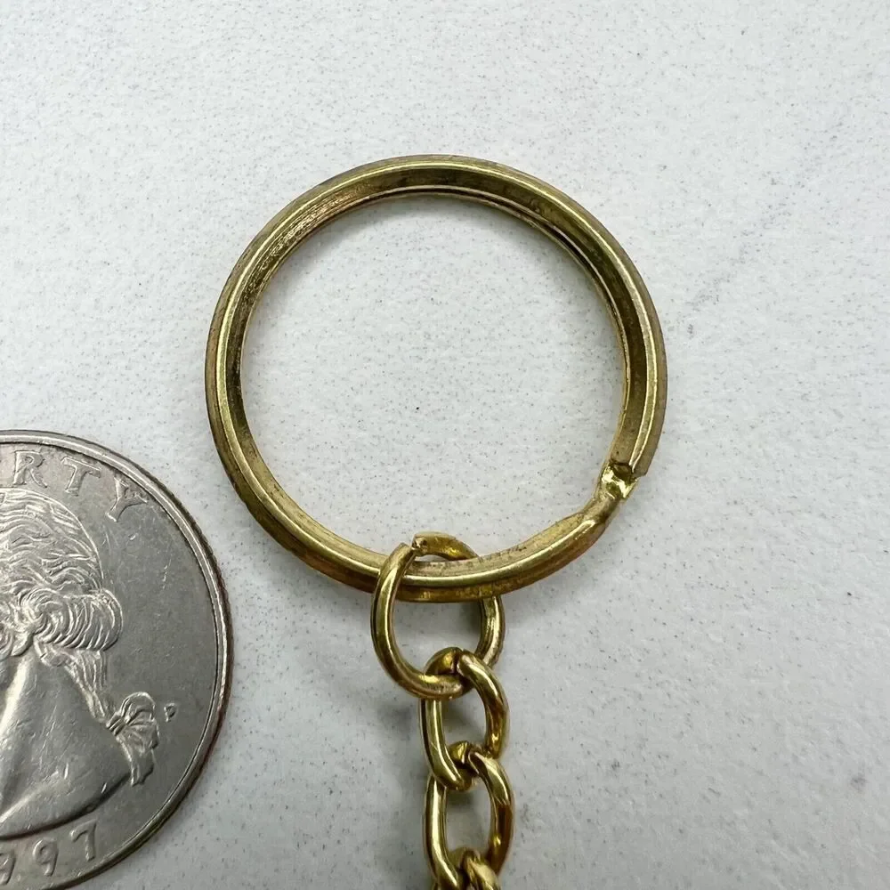 Vintage WIBC Womens International Bowling Most Improved Average Keychain Keyring
